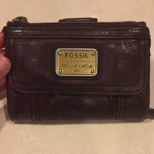 Brown Fossil Wallet