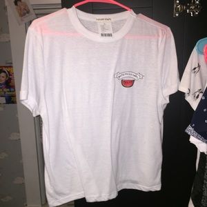 NWT "YOUR ONE IN A MELON" WHITE TEE