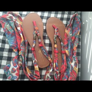 🌺 BOHO Wrap Sandals 🌺