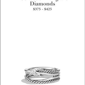 Authentic David Yurman X Collection ring