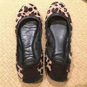 Tory Burch Snow Leopard Ballet
