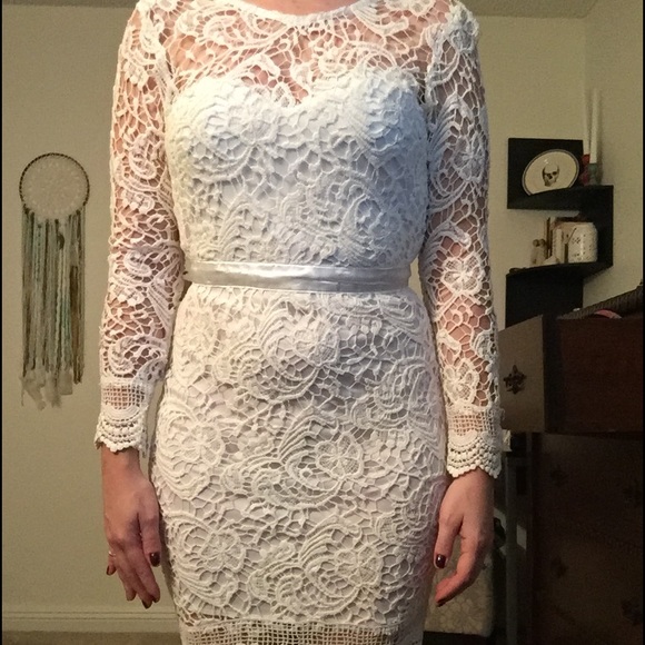 Esther Boutique Lace white dress