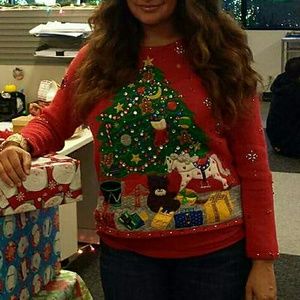 Ugly Christmas Sweater 1st prize winner