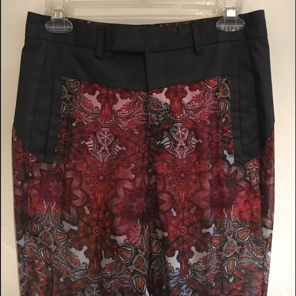 Helmet Lang sheer printed pants