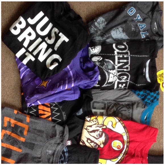 Boys WWE Long and Short Sleeve  TShirts PRICE DROP