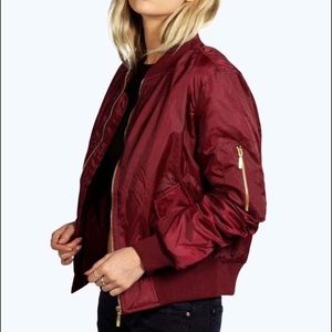 Boohoo Lillie MA1 Bomber Jacket