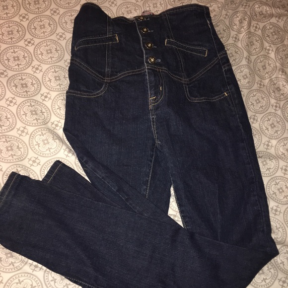 Guess high waisted jeans