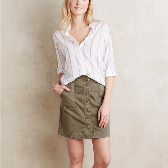 NWT Pilcro for Anthro chino skirt