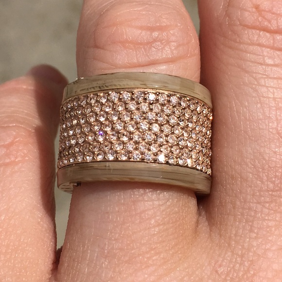 RARE MK Resin/Pave Ring