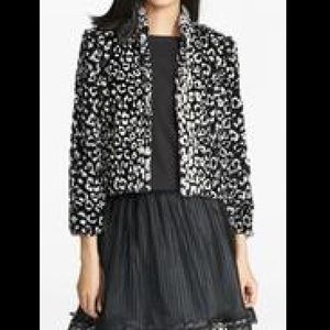Alice olivia faux fur jacket