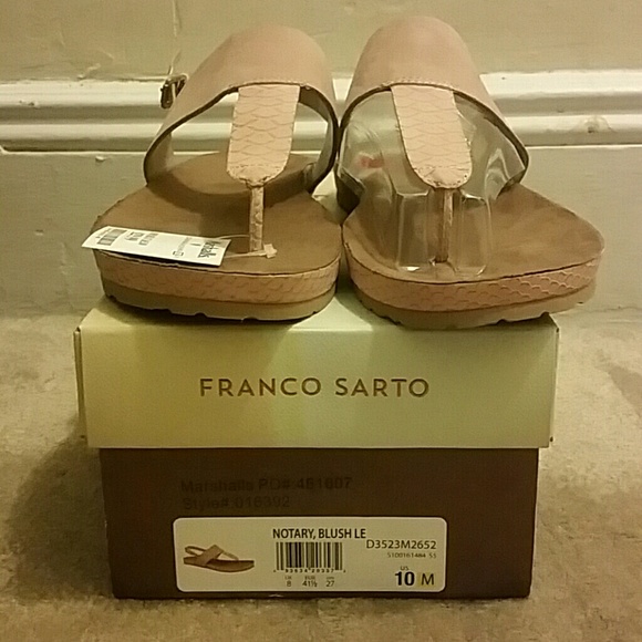 Franco Sarto Leather Sandals