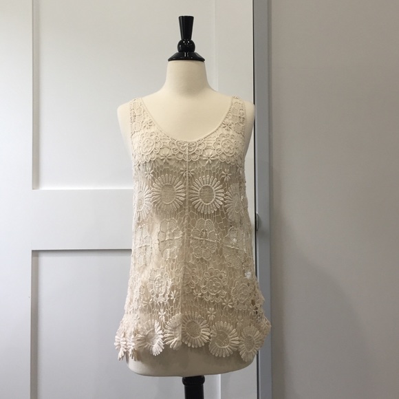 🌊See-through Knit Tank Top