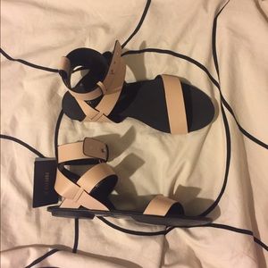 Forever 21 size 6 taupe sandals. NEW WITH TAGS