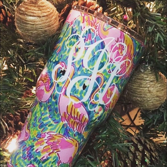 Lilly Pulitzer Inspired Stainless Steel TumblerCup