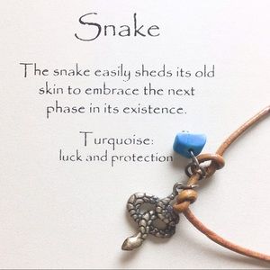 Sterling Silver & Turquoise Leather Bracelet