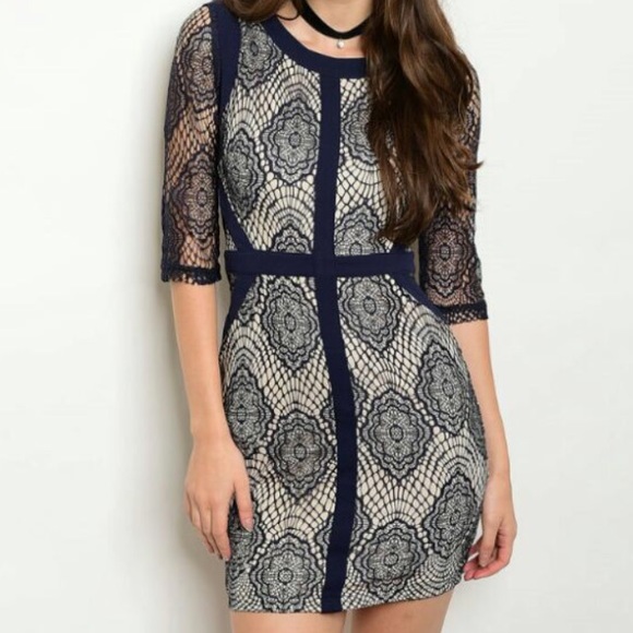 Dresses & Skirts - CLEARANCE! Lace Bodycon Club Mini Dress