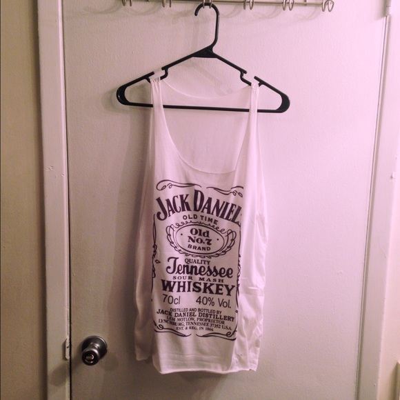 White Jack Daniels whiskey tank