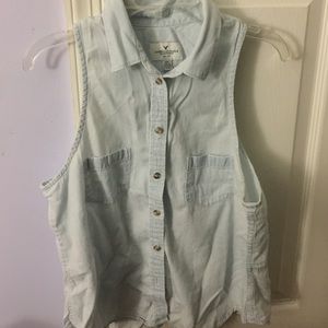 American Eagle Denim Tank Top