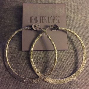 Silver hoops