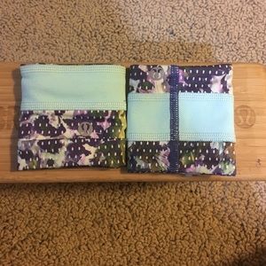 Set of TWO lululemon wrist cuffs