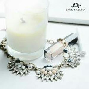 Morning tide necklace and earrings set