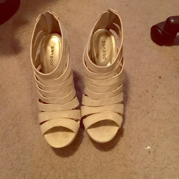 Tan suede boots
