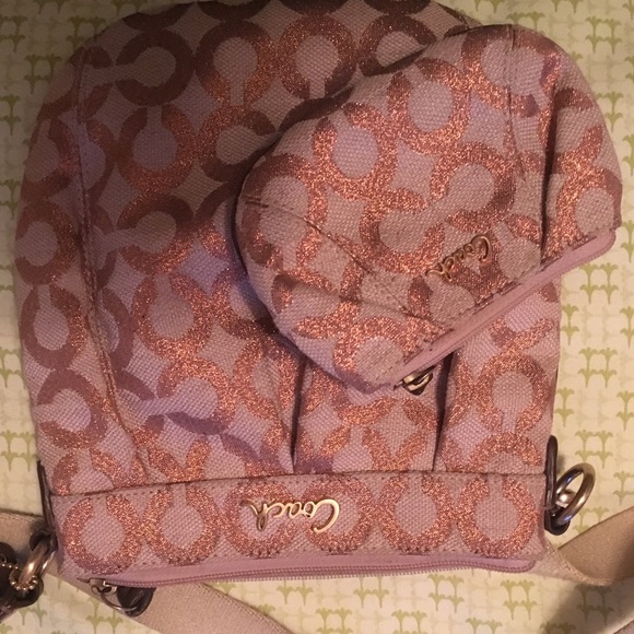 coach shoulder bag with matching coin purse - Picture 1 of 1