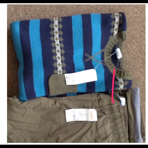 Gymboree Boys NWT, sweater w/ matching khaki pants