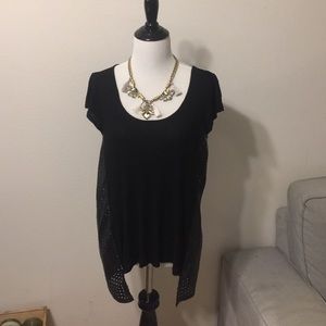 ❌SOLD❌ Romeo and Juliet black perforated leather