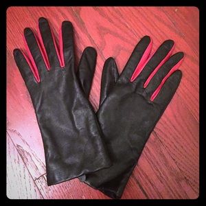 Genuine leather Charter Club gloves