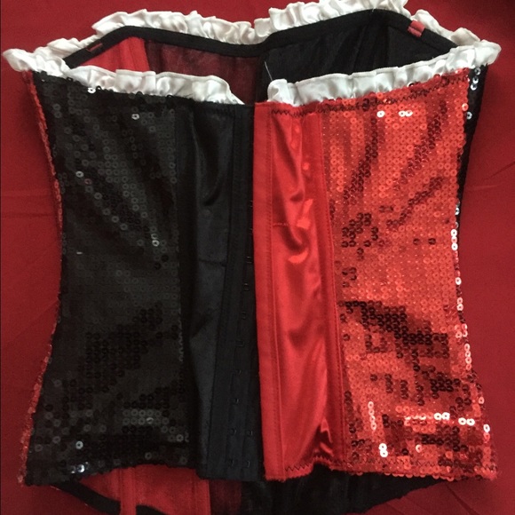 harley quinn halloween corset - Picture 2 of 2