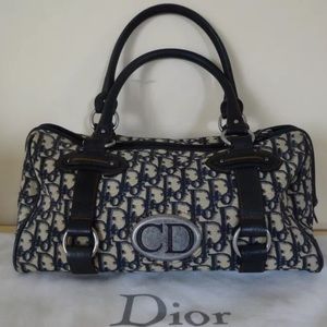 👜Vintage Christian Dior Monogram Bleu Marine Bag
