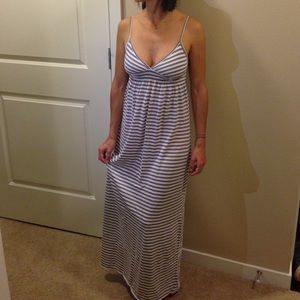 Stripe Tank Maxi Dress