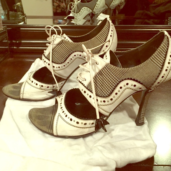 Christian Dior checkered pumps!!!