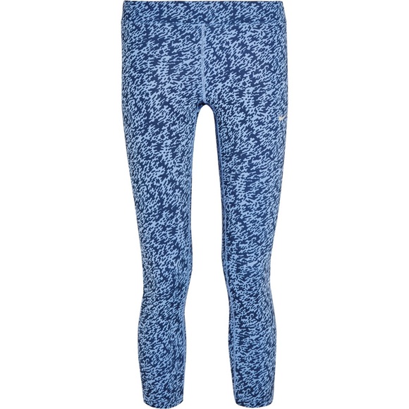 Nike dri-fit pronto running crops medium blue NWOT