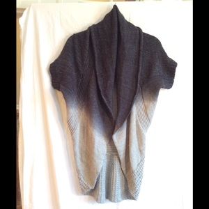 Navy & white ombré cocoon sweater Nick&Me/Anthro