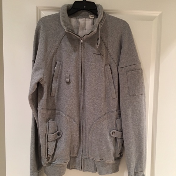 Men's gray hoodie size Large
