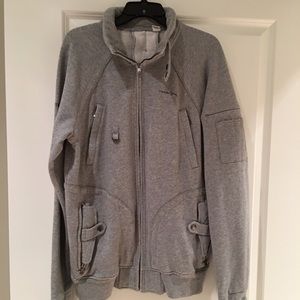 Men's gray hoodie size Large