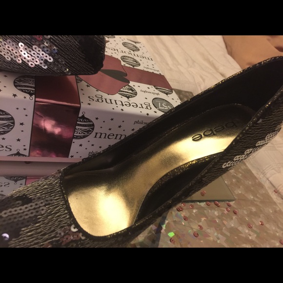 Bebe sequined heels - Picture 2 of 4