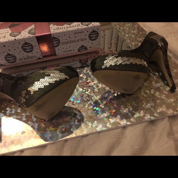Bebe sequined heels - Picture 3 of 4