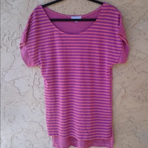 Cotton On Striped Scoop Neck T-shirt
