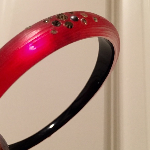 Alexis Bittar Tapered Lucite Crystal Bangle