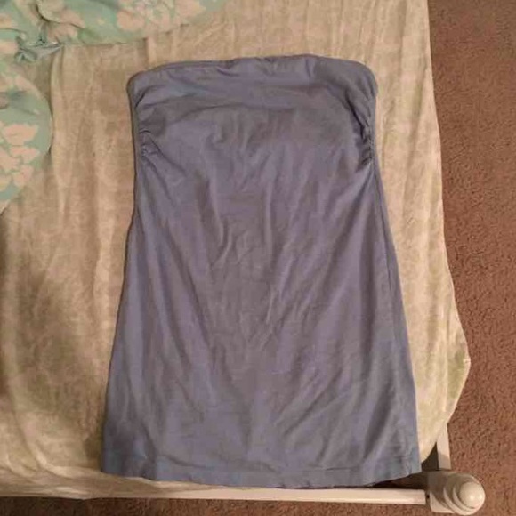 Wet seal strapless top