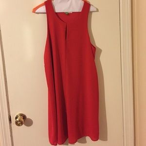 Red boutique dress