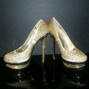 Rhinestone heels