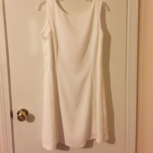 White cocktail dress