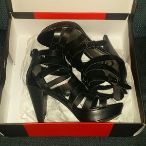 Black high heeled sandals G by Guess