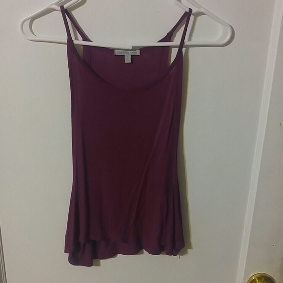 Burgandy tank top