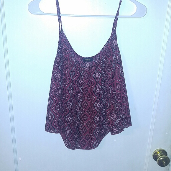 Tribal print tank