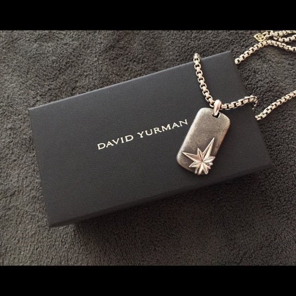 David Yurman Other - David Yurman Sterling Silver "North Star" Dog Tag